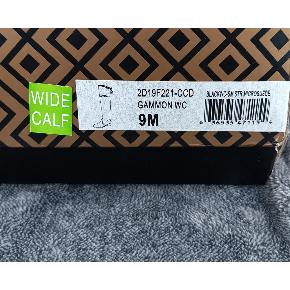 Charles by Charles David Gammon WC Black Wide Calf Over The‎ Knee Boots 9M